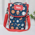 Personalised Printed Lunch Bag with Denim Waist Pouch Combo for Kids